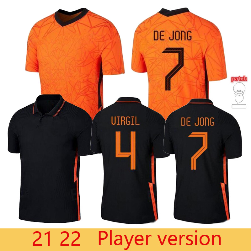 

Player version Mens Cruyff Soccer Jersey MEMPHIS SNEIJDE Gullit 2021 2022 WIJNALDUM PROMES DE JONG VIRGIL Camiseta de futbol maillot