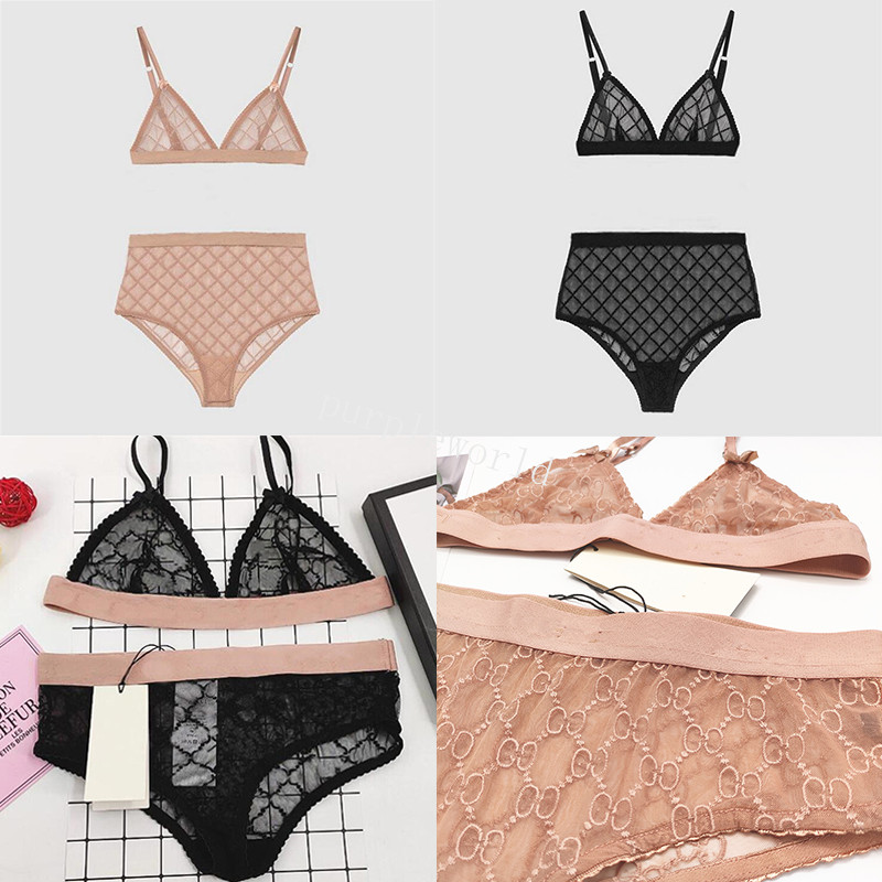 

Sexy Lace Bras Sets Classic Jacquard Women Bra Lingeries Trendy Transparent Girl Charm Lingerie Set Underwear, #3