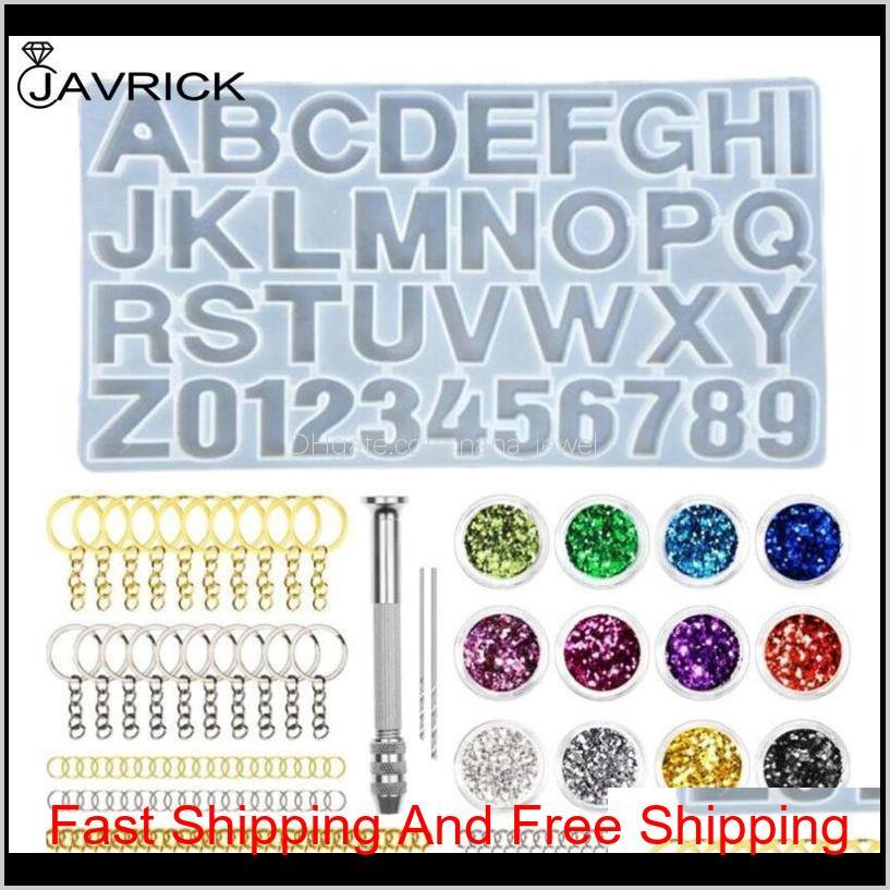 

1 Set Crystal Epoxy Resin Mold Alphabet Letter Number Pendant Casting Silicone Mould Diy Crafts Jewelry Making Tools Q1106 Qtek5 Qpetg
