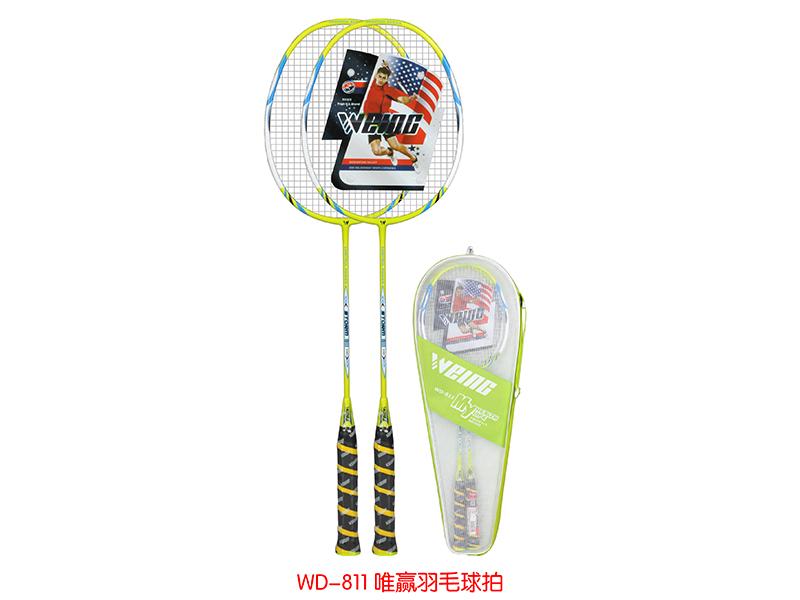 

One Pair Quality Carbon Aluminum Professional Badminton Rracket with Hang Bag