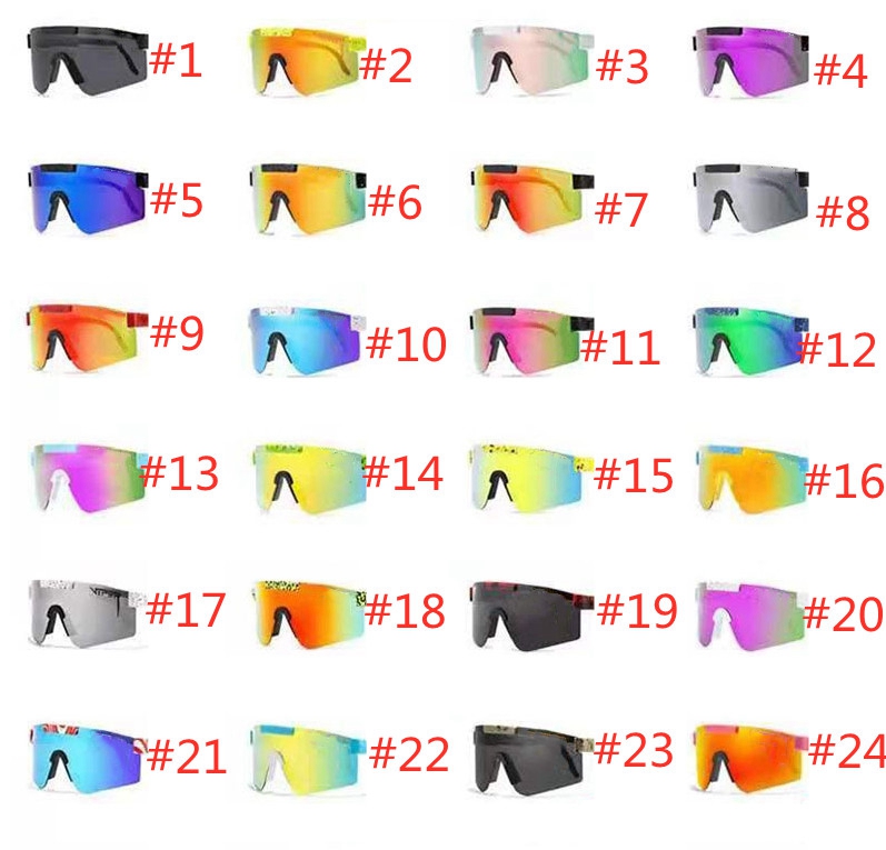

2021 Cycling glasses double wides BRAND Rose red pit Sunglasses wide no polarized mirrored lens frame uv400 protection