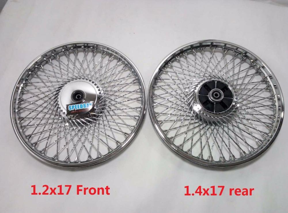 

JIALING JH70 Front Rear 36/72 Spokes 1.4X17 1.2X17 Motorcycle Wheel Rims