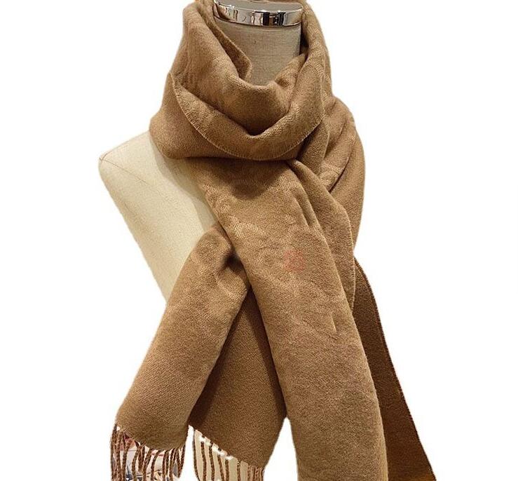 

2021 cashmere scarf Men and Women winter scarves ladies Shawls Big Letter pattern Print Pashminas 35cm X 2015cm