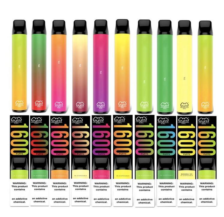 

Newest PUFF XXL Disposable Device 1600+ hits Puff Bar Plus Xtra E Cigarette Vape Pen Pro Max disposable pod kits