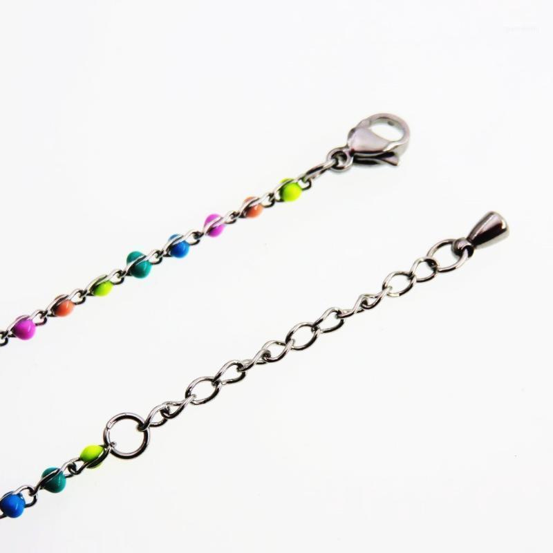 

2mm Handmade Colorful Sweet Candy Resin Beads Chain Necklace For Women Fashion Lady Jewelry1