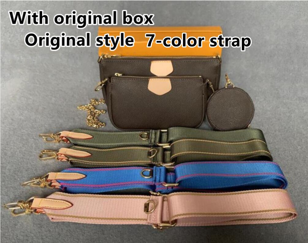 

Wholesale Ales Women Favorite Fashion Bag Handbags Multi Pochette Accessoires Purses Flower Mini 3pcs Crossbody Shoulder Bags