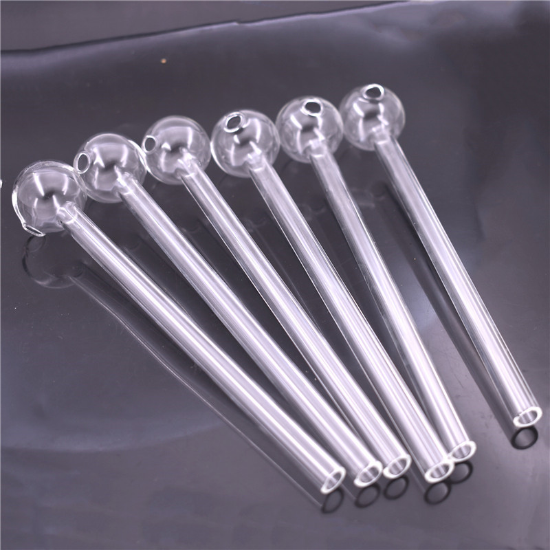

Thick Pyrex Glass Oil Burner Pipe 8inch 30mm ball clear Smoking Hand Pipes Oil Pipe glass water pipe bong