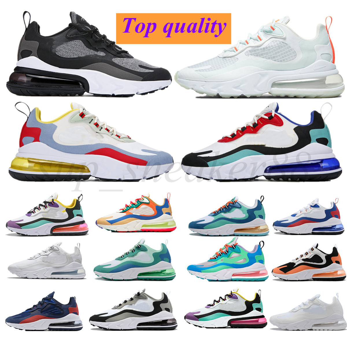 

2021 react men run shoes Top BAUHAUS HYPER JADE Deep Royal Blue OPTICAL Black fashion mens trainer breathable sports sneakers size 36-45, Top_shoes