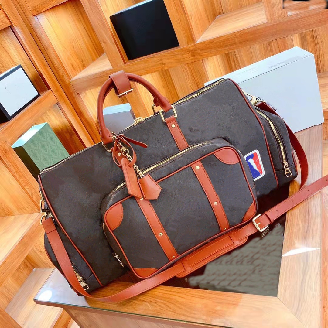 

Travel Bag Old Flower Contrast Color Airport Handbag Big Boston Handbags Duffel Bags 61cm Designer Luxury Men And Women, Customize
