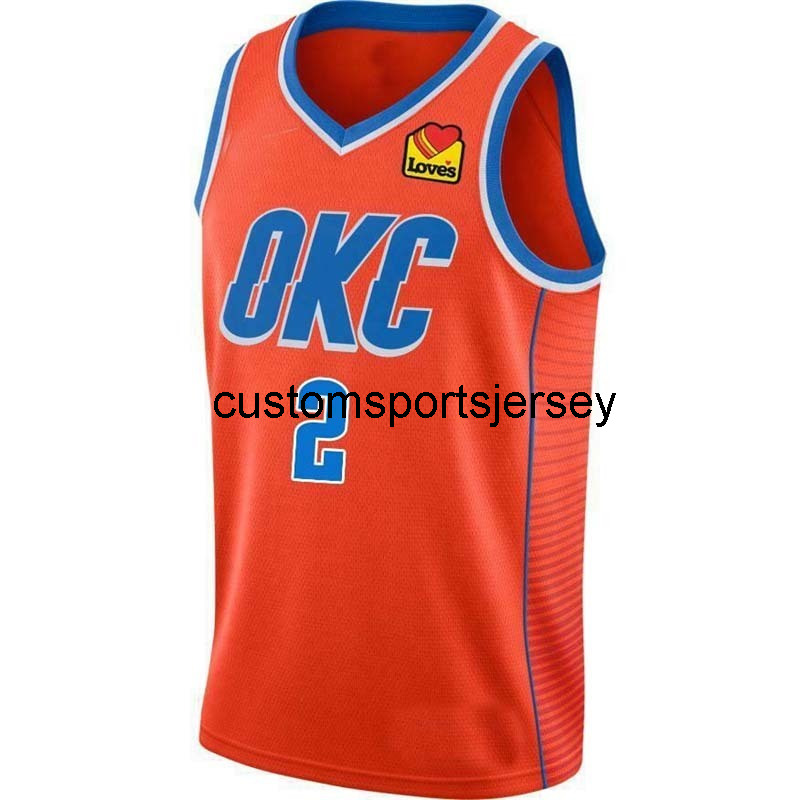 

Cheap Custom Shai Gilgeous-Alexander #2 Jersey Stitched Mens Women Youth XS-6XL, Black
