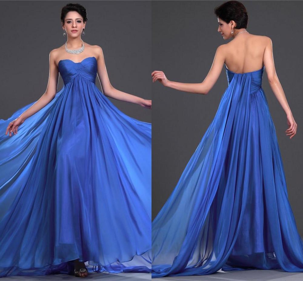 

2021 New Blue Sweetheart Ruched Empire Evening Formal Party Es A-line Chiffon Maternity Robe De Soriee Fx4d, Ivory