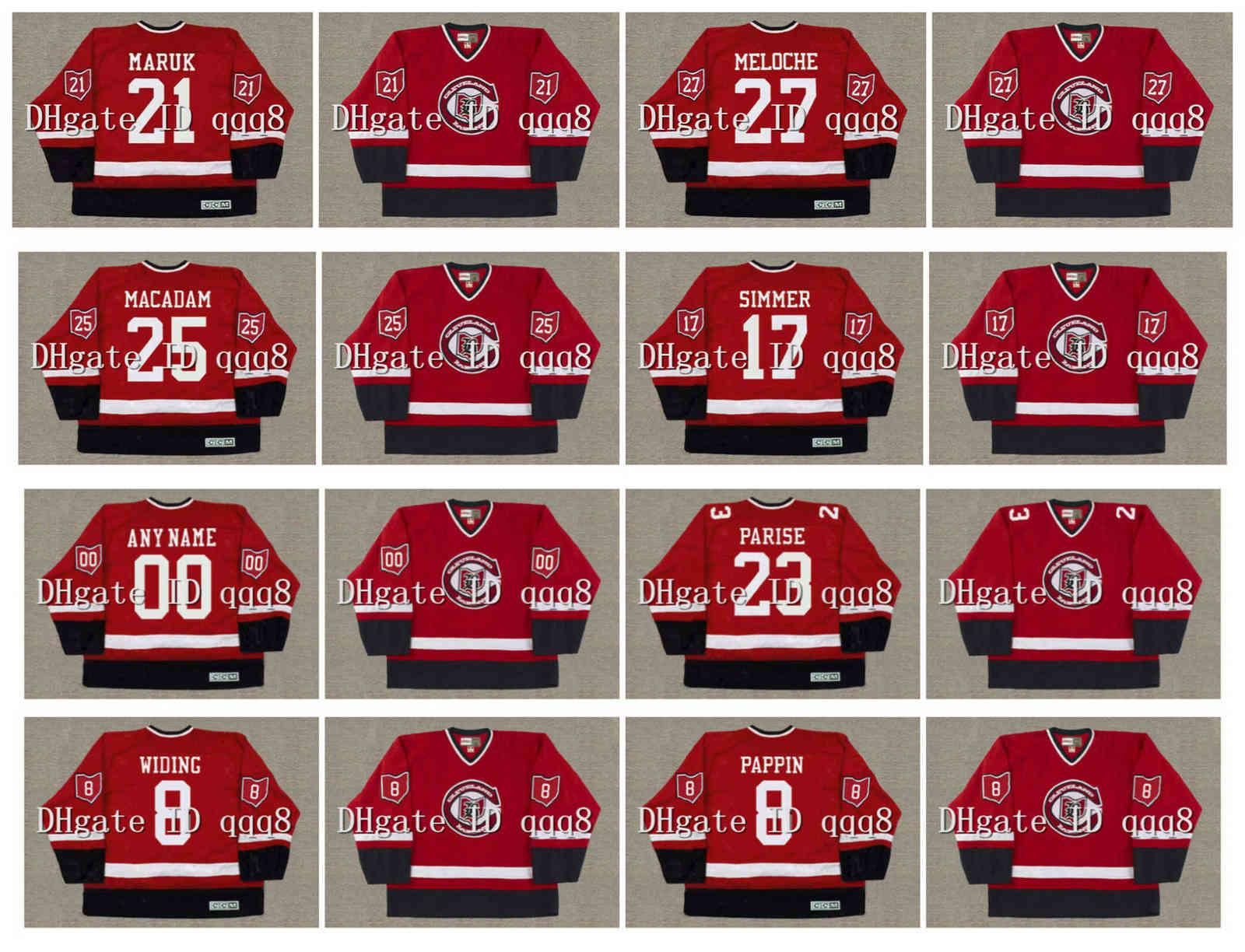 

1976 Vintage Cleveland Barons Jerseys 27 GILLES MELOCHE 23 J.P. PARISE 8 JUHA WIDING 8 JIM PAPPIN 25 AL MACADAM CHARLIE SIMMER Custom Hockey, Black