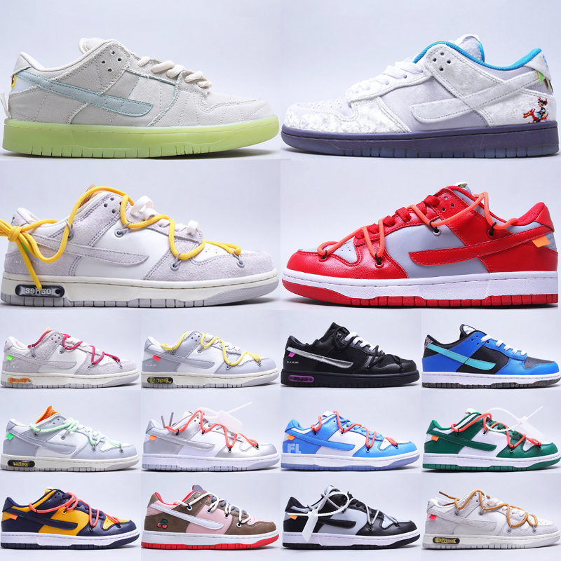 

White SB Low Men Women Running Shoes Newest Designer Mummy UNC Pine Green University Gold Lot 1~50 of 50 Outdoor Sneakers Size 36-45, Bubble wrap packaging