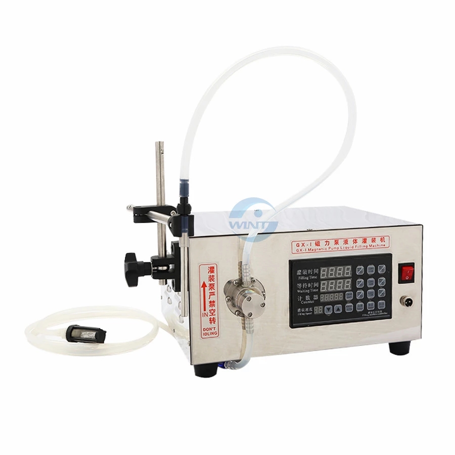 

Semi-Automatic Magnetic Pump Bottle Liquid FIlling Machine 2-5000ml CNC LCD For E-Liquid Essential Oil Quantitative Dispenser, 304ss