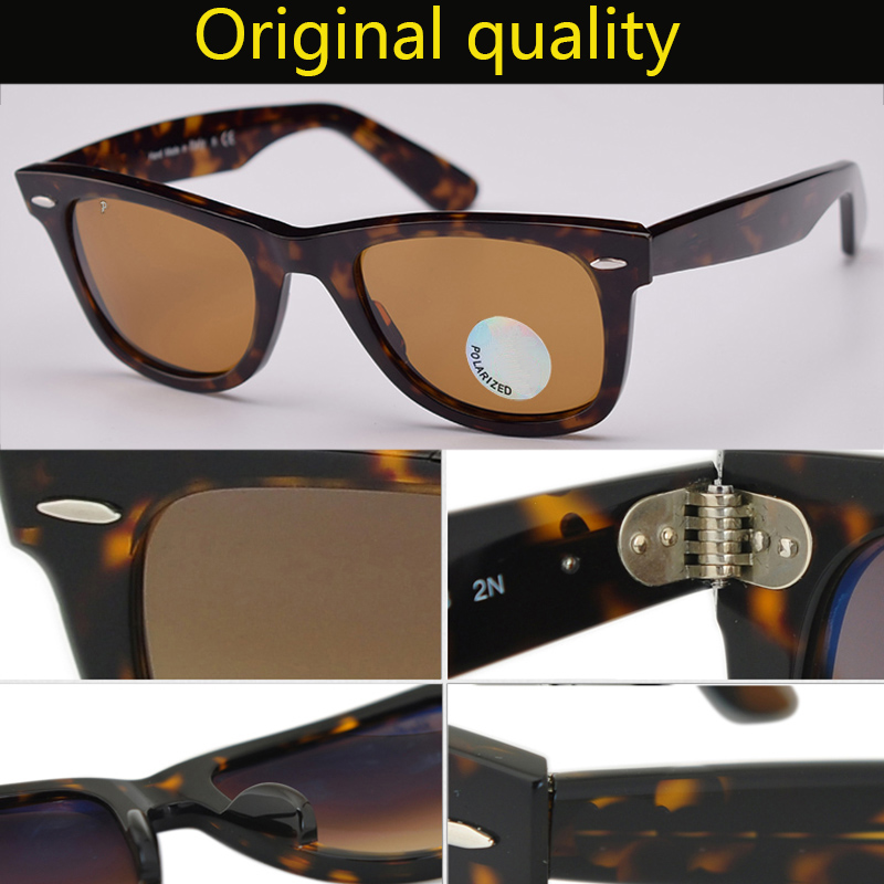 

Top Quality 2140-50mm 54mm Size Polarized Sunglasses Men Women Acetate Frame Glass Lenses Sun Glasses Mens Women for Male