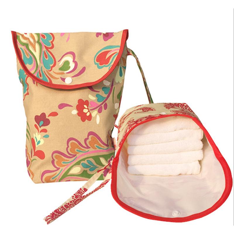 

Travel Diapering Toilet Training Packages Mini Waterproof Wet Dry Bag For Baby Infant Cloth Diaper Nappy Pouch Reusable, Blue
