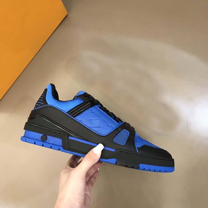 

Luxury trainer sneakers fashion brand men Designer shoes Genuine leather sneaker Size 35-45 RX611, 11