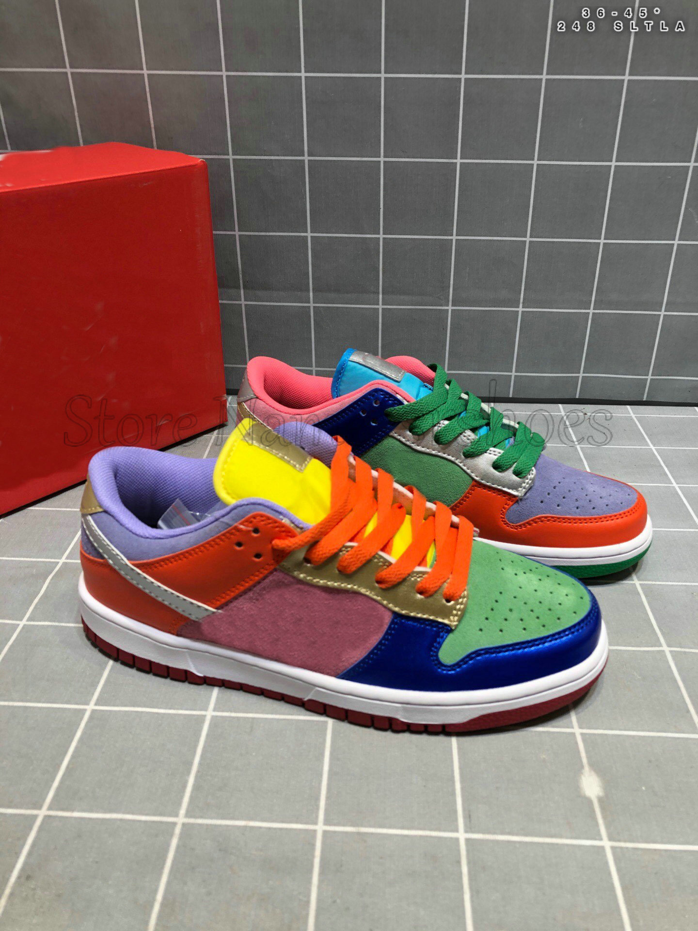

Dunks Low WMNS Sunset Pulse Men Womens Skateboard SB Designer Shoes Silver Purple Trainer Sport Zapatos Sneakers, Others