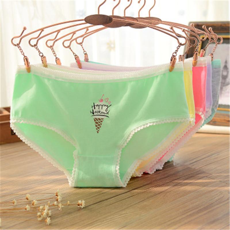 

Panties Super Deal Russian Cotton Girl Ice Cream Pattern Kids Underwear Briefs Children Clothing Fit 10-20Y, 6pcs