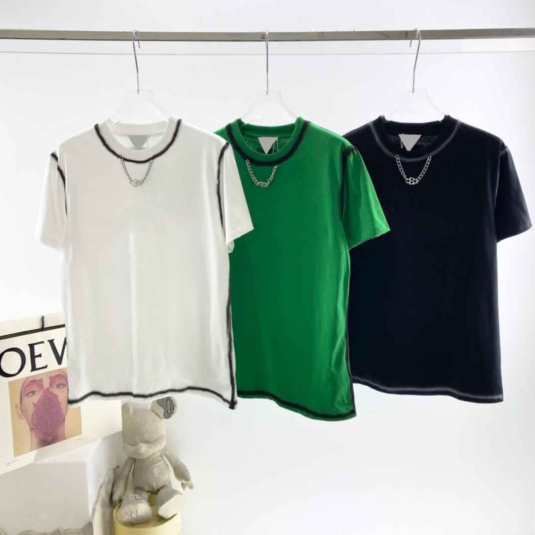 

2021ss spring and summer new high grade cotton printing short sleeve round neck panel T-Shirt Size: -l-xl-xxl-xxxl Color: black white Ddccs1bf