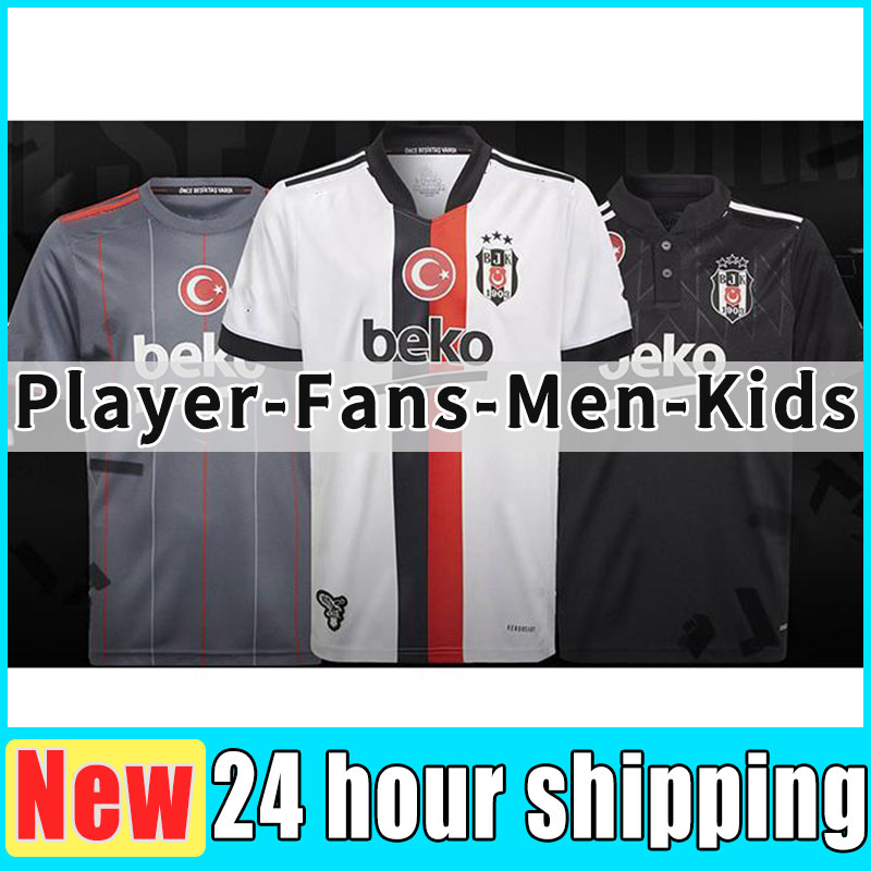 

2021 2022 Besiktas JK Soccer Jerseys The Lates Home White Karaman Deigo Costa Larin Ghezzal Welinton Vida Away Black 21/22 Besiktas Jimnastik Kulübü football shirts