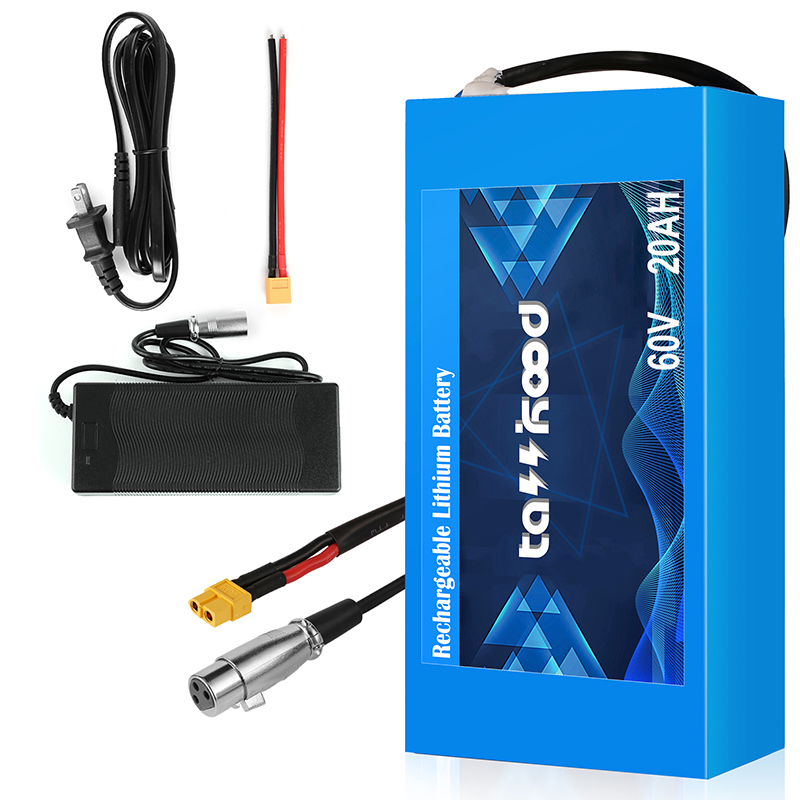 60v li ion Electric citycoco scooter Bicycle battery 60 Volt 20ah rechargeable lithium ion batterie pack 1000w 1500w 2000w bafang-image-408955606
