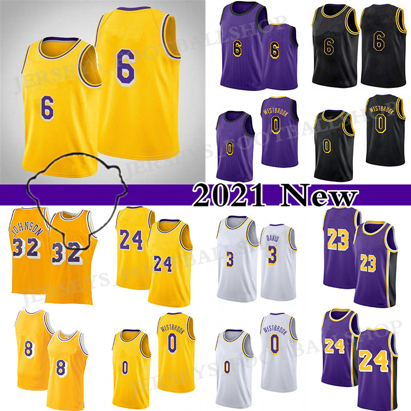 

Los 23 6 Angeles Basketball Jersey Carmelo 8 24 00 Anthony 3 Davis Russell 0 Westbrook 32 34 Mens S-XXL Black Gold Movie Blue Space Jam Jerseys shorts, Jersey 5+patch