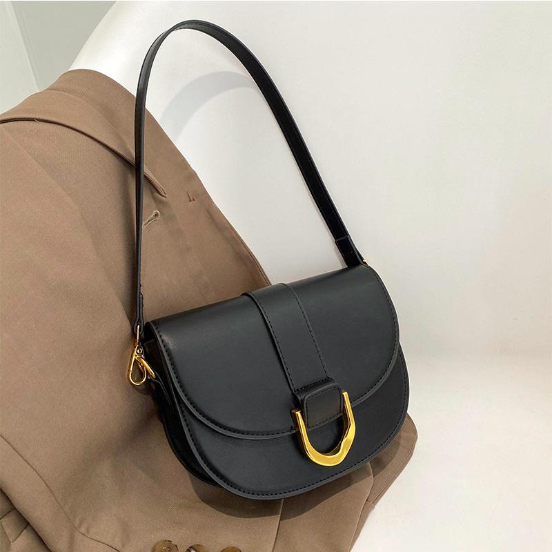 

Top Brand Small Shoulder Bag Classic Woman Bag Leather Flap Crossbody Handbags For Women Solid Color Clutch Purse, White shoulder bag