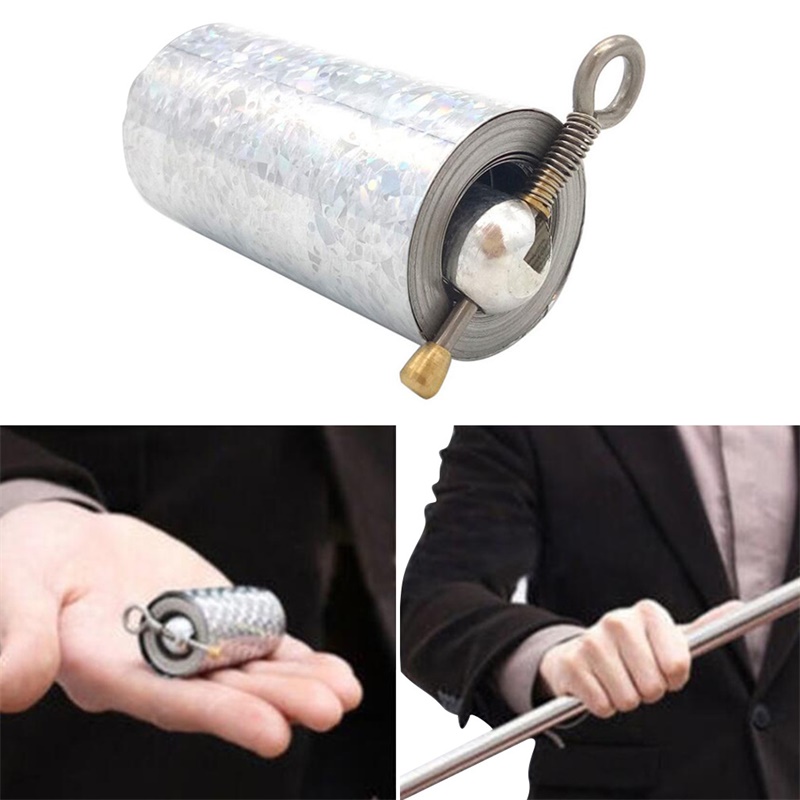 

Newly Staff Portable Martial Arts Metal Magic Pocket Bo Staff- New High Quality Pocket Portable magic props Gift #e 202 W2, Black;gray