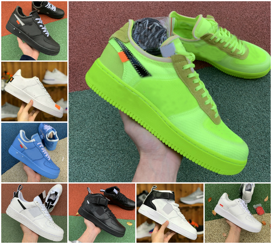 

FORCES Mens fragment One 1 Low Running Shoes PEACEMINUSONE Mid React Volt White Black University Blue MCA Men Overbranding Tropical Twist Wo
