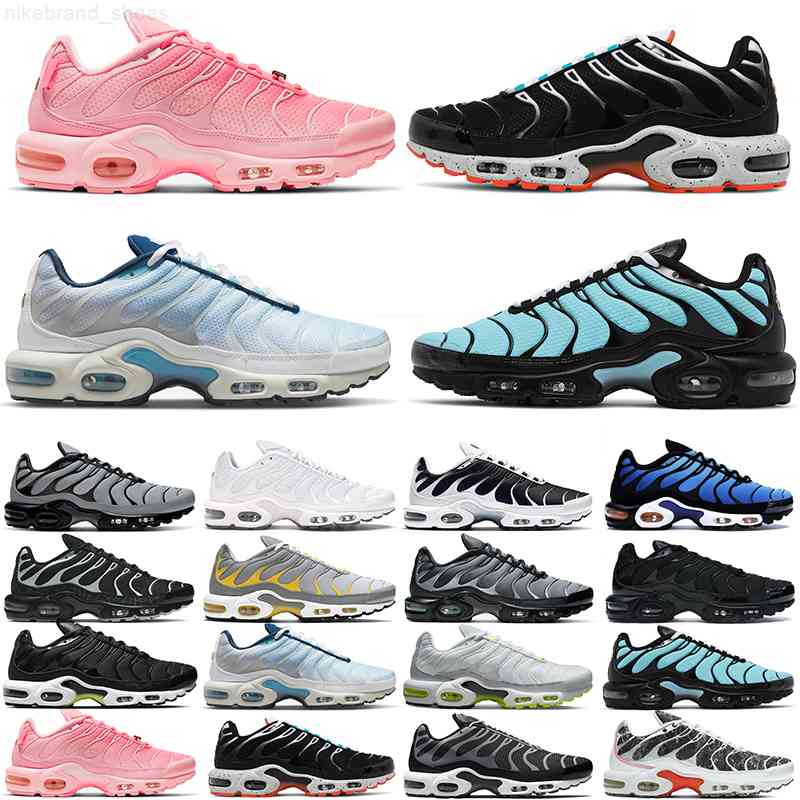 

tn plus men women running shoes triple Black Aquamarine white Atlanta Crater Psychic Blue Volt Voltage Purple mens trainers outdoor sports YZOW