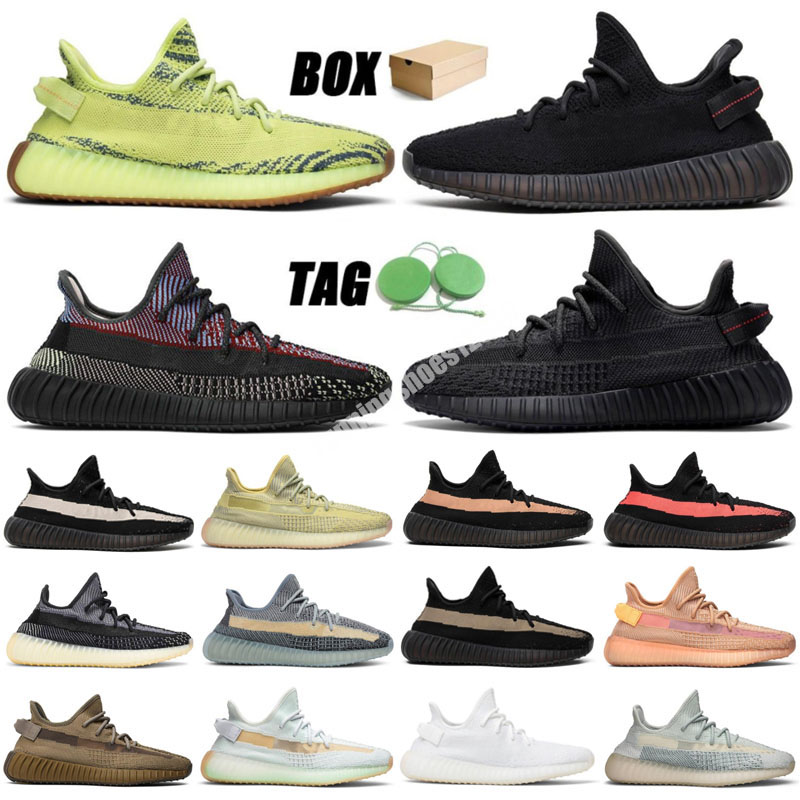 

2022 top 1 With Box&Sock&Tag mens womens shoes Mono Black Ice Mist Ash Blue Pearl Stone cinder men zebra bred Cream Beluga trainers sports sneakers, Color 11