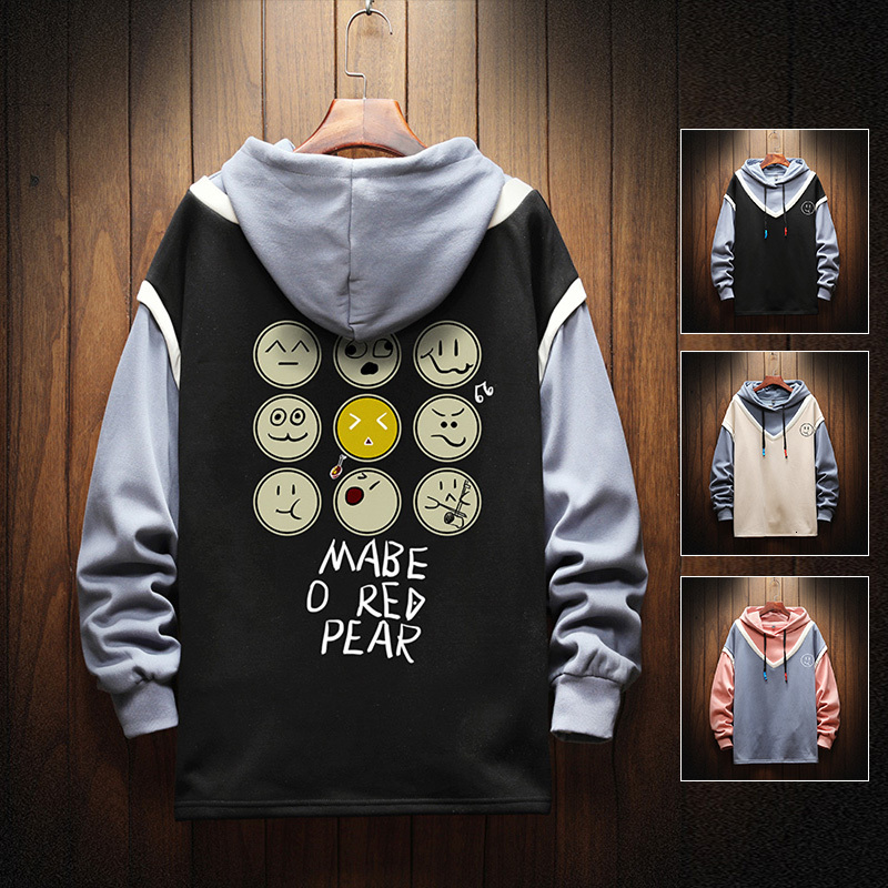 

2021 New Printed Hoodies Autumn Warm Sweatshirt Man Usa Casual Sweatshirts Hooded Pullovers Plus Size Men Tops Wee2, Khaki