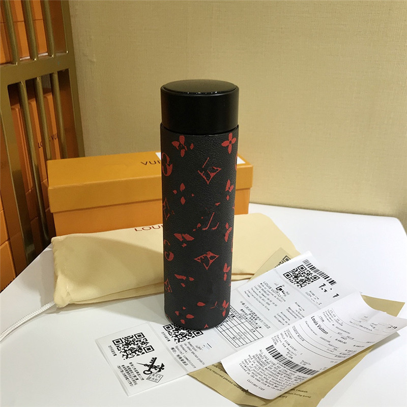 

2021 classic design Water Bottles unisex Thermos Cup flask home travel temperature display Light Luxury Gift Box