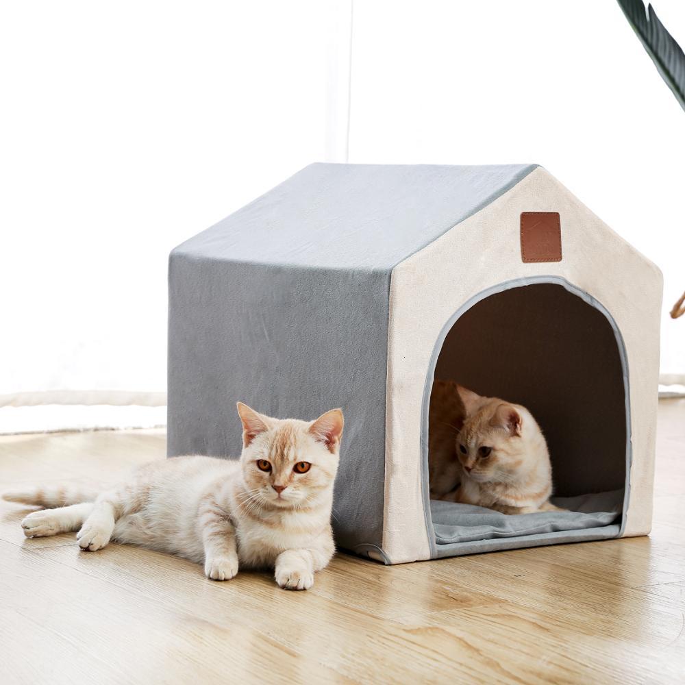 

2021 New Small Bed for Dog Outer Mesh 40*45*42cm Portable Folding in Tent Breathable House of Pet Cat with Net Qeua