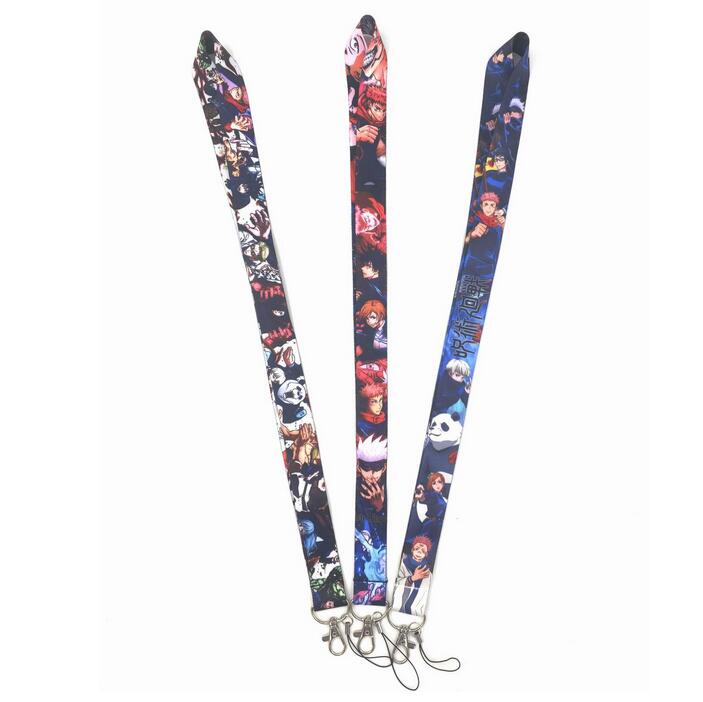 

30 Pieces Cartoon Anime Jujutsu Kaisen Neck Strap Lanyards ID Badge Holder Rope Pendant Phone Accessorie
