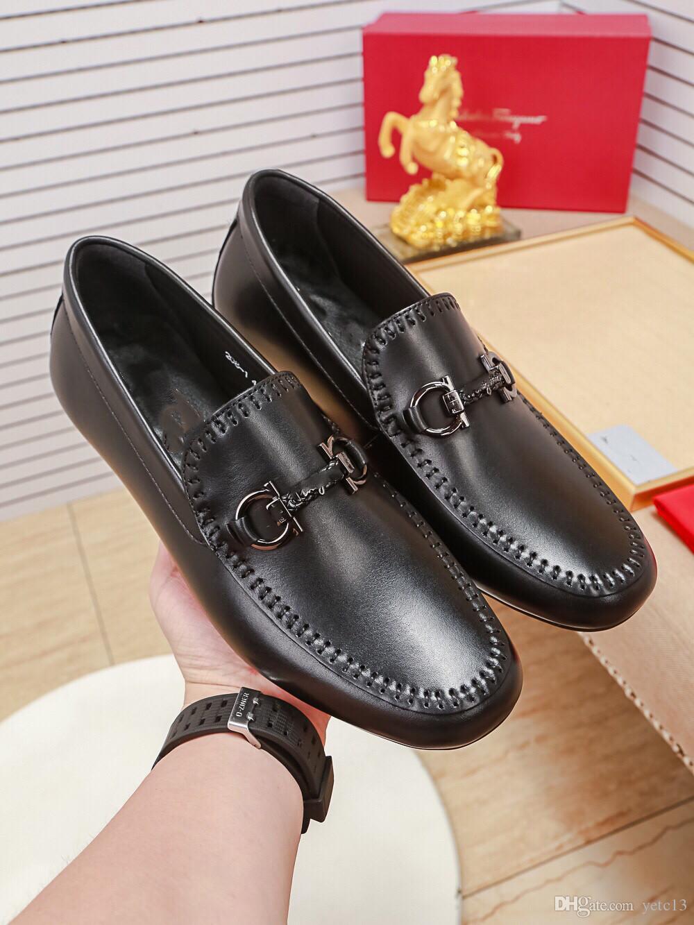 

77 Wedding SHOE For MEN 2020 CLASSIC SHOES MEN LUXURY DRESS LOAFERS CASUAL SHOES MENS DRESS SHOES Schoenen Heren Zapatos Elegantes Hombre 22, Black