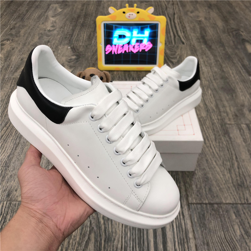 

Top Quality Designers Shoes Luxury Brand Genuine Leather Fashion High Platform Men Women Sneakers Male Female White Vulcanize Casual Skateboard des chaussures, Customize