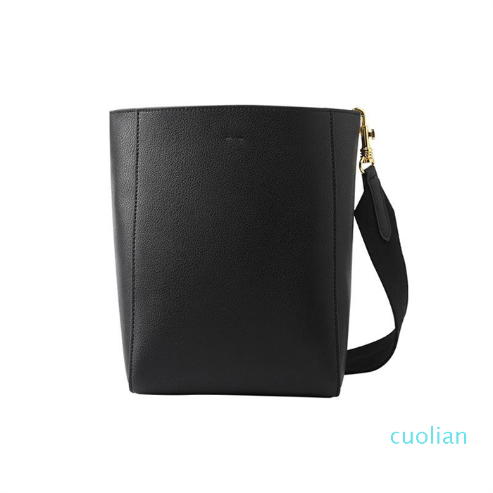 

Shoulder sangle bucket Wide Strap Shoulder Tote Commuter Bag triomphe designer cowhide women handbags e20P#2512, Custom