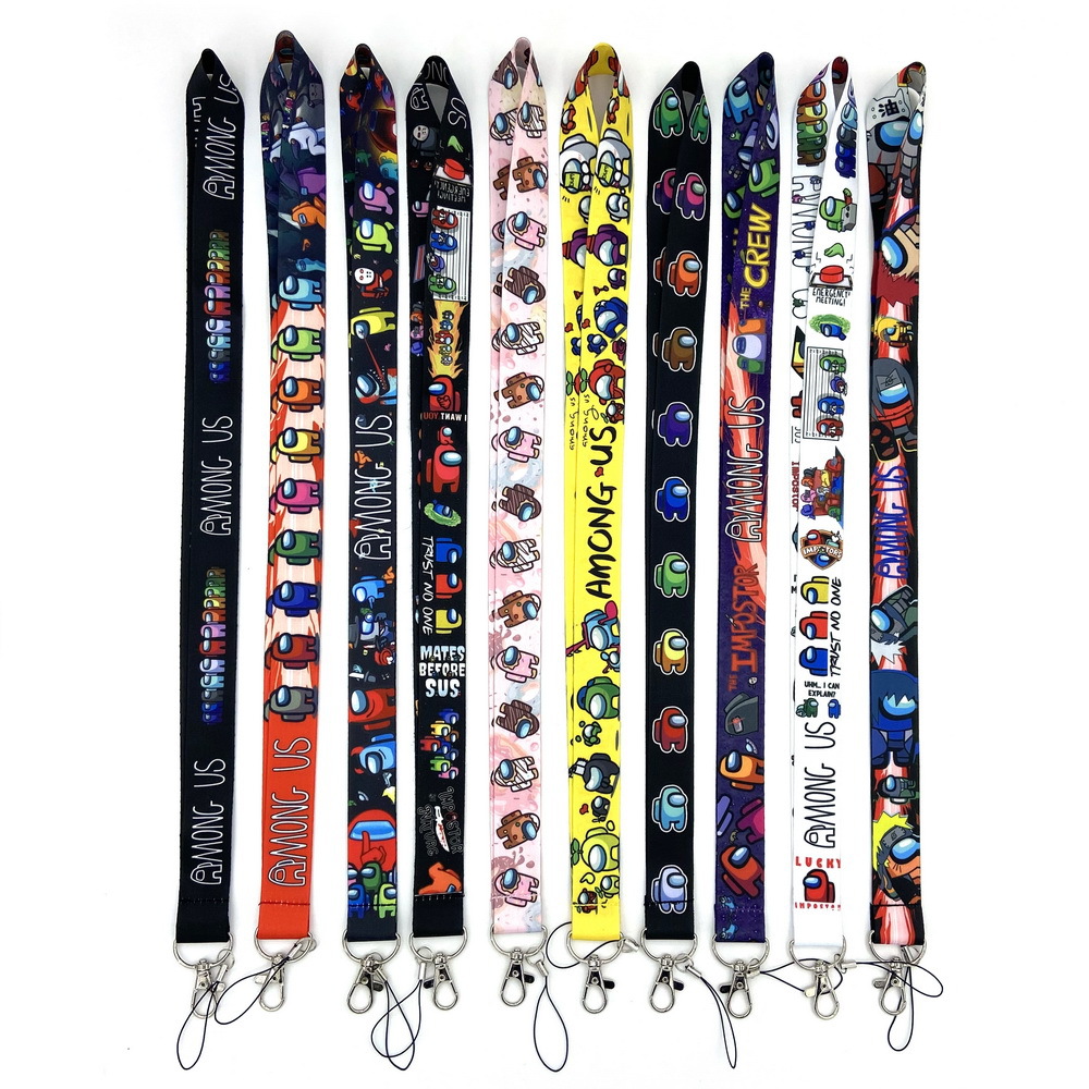 

20pcs Hot Game Lanyard For Keychain ID Card Passport Gym Cellphone USB Badge Key Ring Holder Neck Straps Accessories