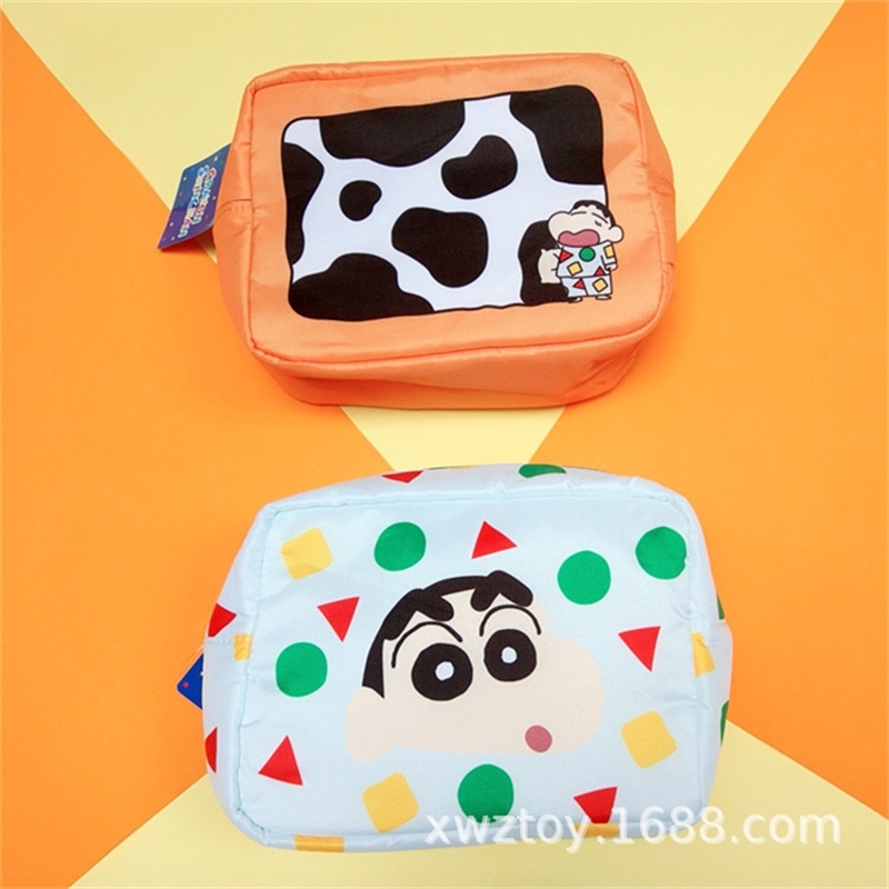 

Animation cartoon crayon Xiaoxin's help cute cow Xiaoxin Pajama modeling Plush cosmetic bag zero wallet, Xiaoxin pajama style