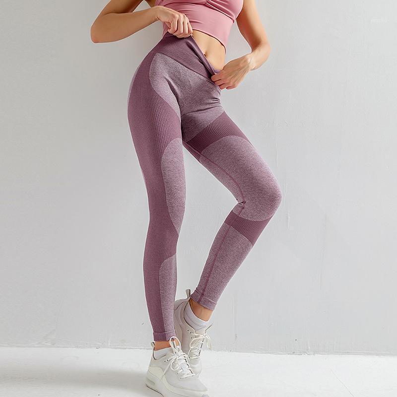

Yoga Outfit Sexy Peach Buttocks High Waist Abdomen Nylon Sweat-Absorbent Breathable Leggings Pants K203, Black