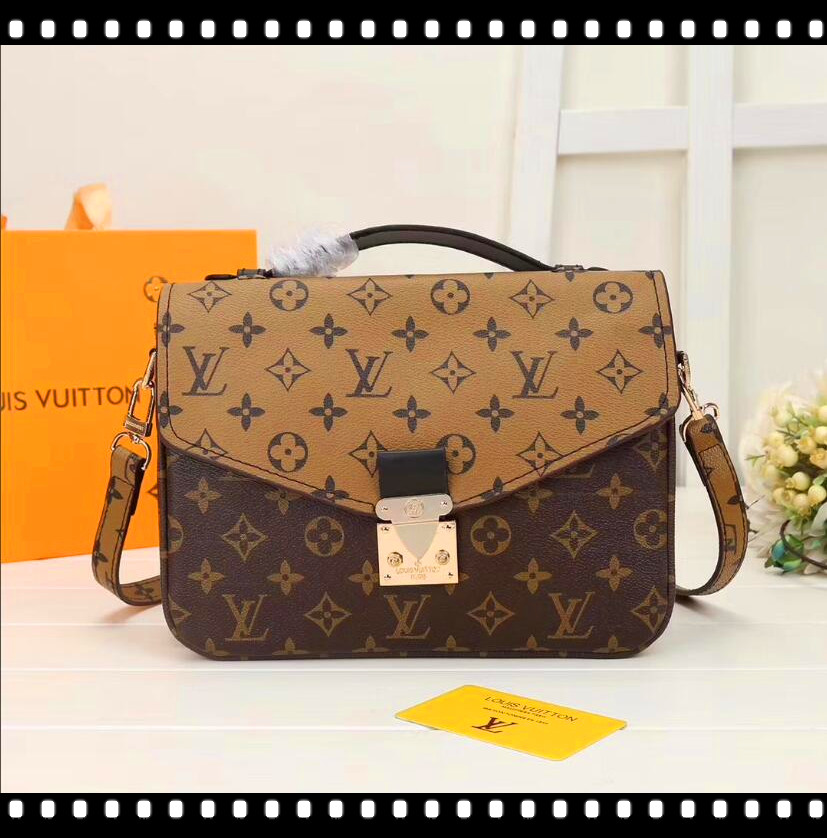 

LV LOUIS VITTON New Fashion Crossbody Shoulder HandBag Women Purse Messenger Bag Wallet Tote Clutch Bag M40780, Red;black