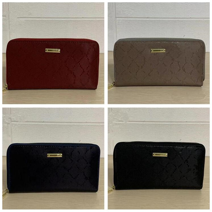 

Fashion women clutch wallet pu leather wallet single zipper wallets lady ladies long classical purse Novelty 245, Red;black