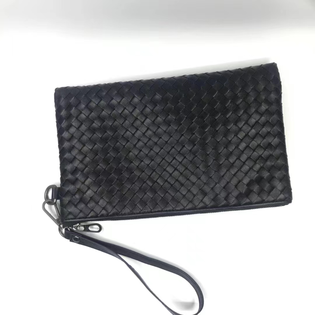 

FActory supply high quality Genuine soft wrist Wallets for men Luxury lady Wallet with card Holder fashion Design hand bags, Black