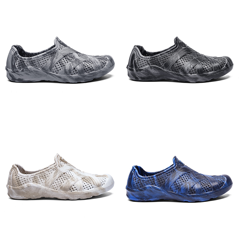 

men water shoes summer beach shoe white black grey blue fashion home outdoor soft work sneaker mens breathable sports trainer