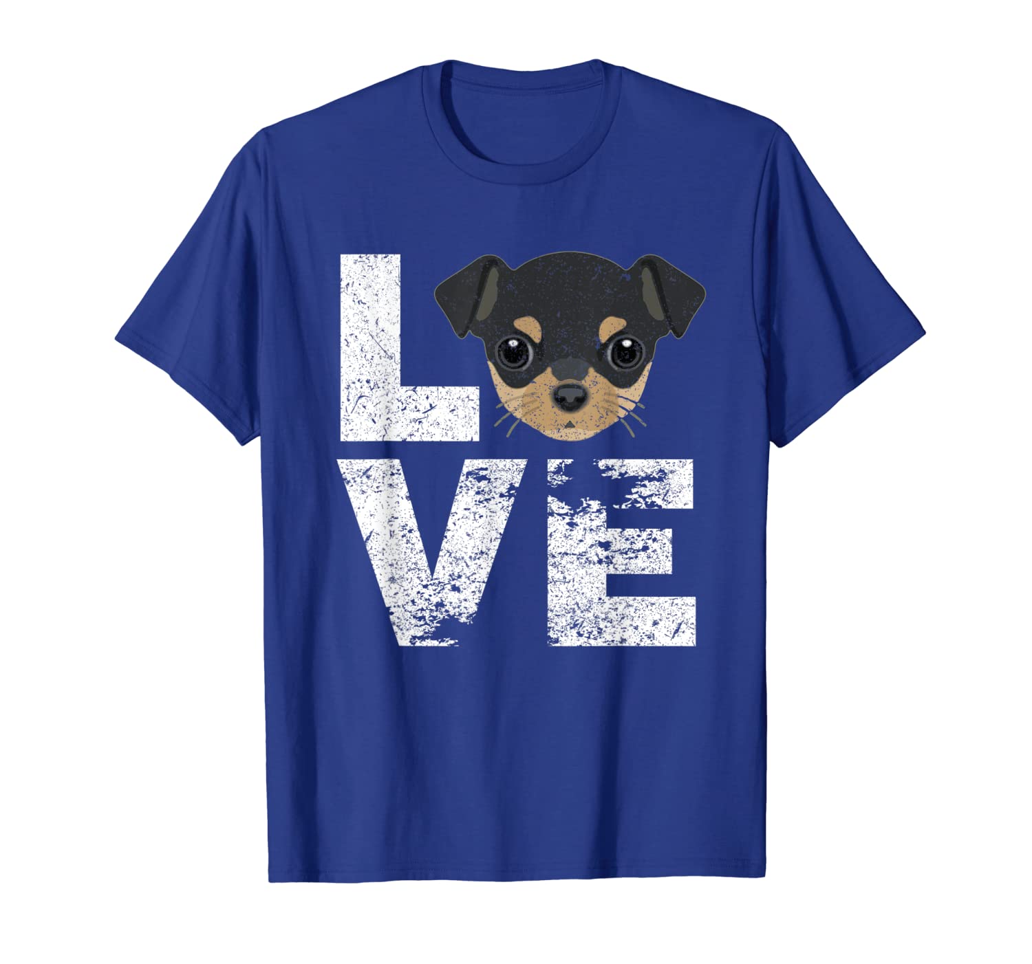 

I Love My Chihuahua Dog Head Funny T-shirt Dog Lovers Gift, White;black