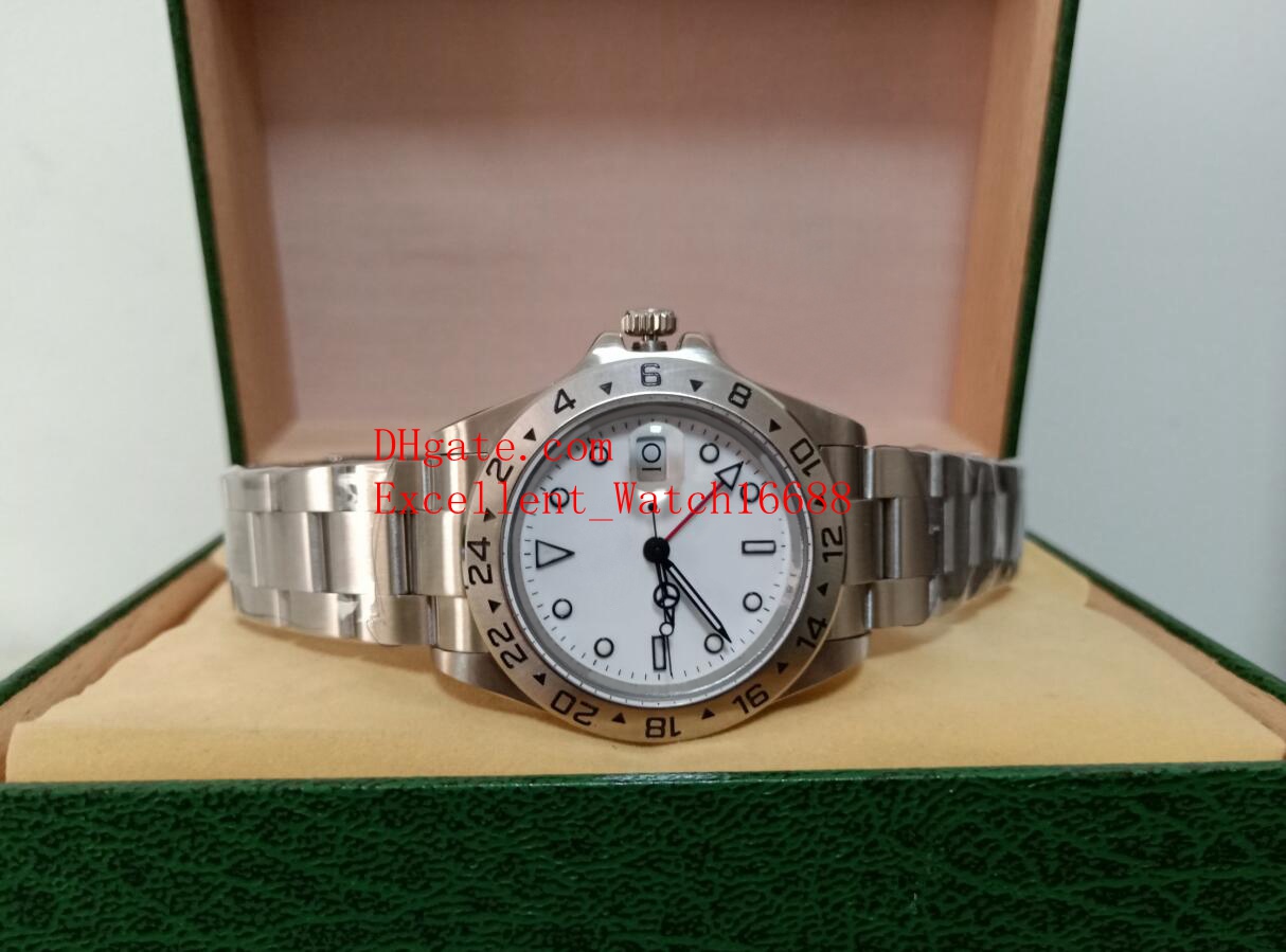 

BP Factory Fashion Wristwatches gift box Vintage 40 mm 16570 Stainless Steel White Dial Asia 2813 Movement Automatic Mens Watches