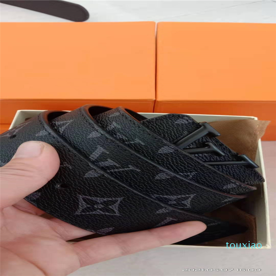 

2021 Belts for jeans Luxury Design Women needle buckle Fashion Letters Plaid Print Golden belt party favors with box size 100-125cm, Belts with box