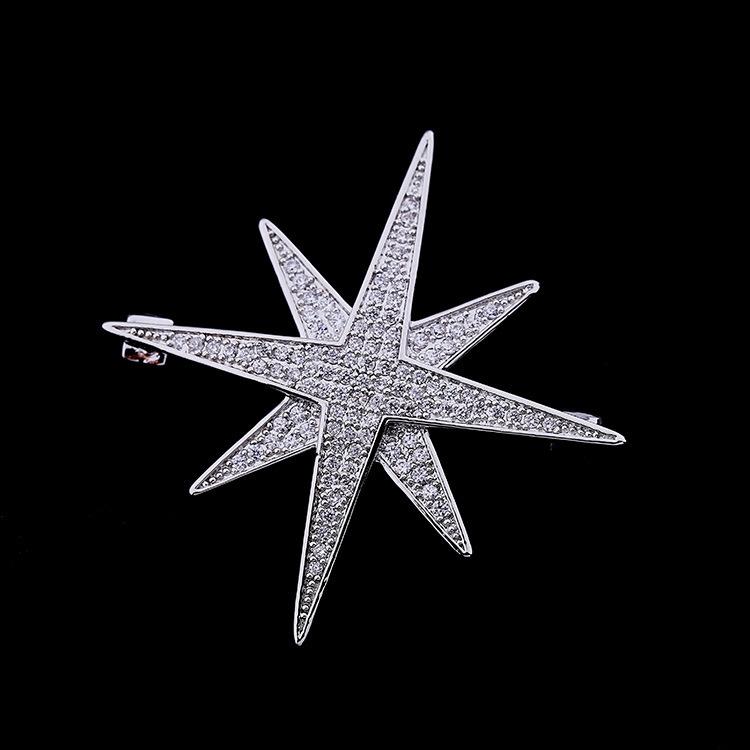 

Pins, Brooches Queen Lotus Star For Women Zircon Jewelry Brooch Pins Gift